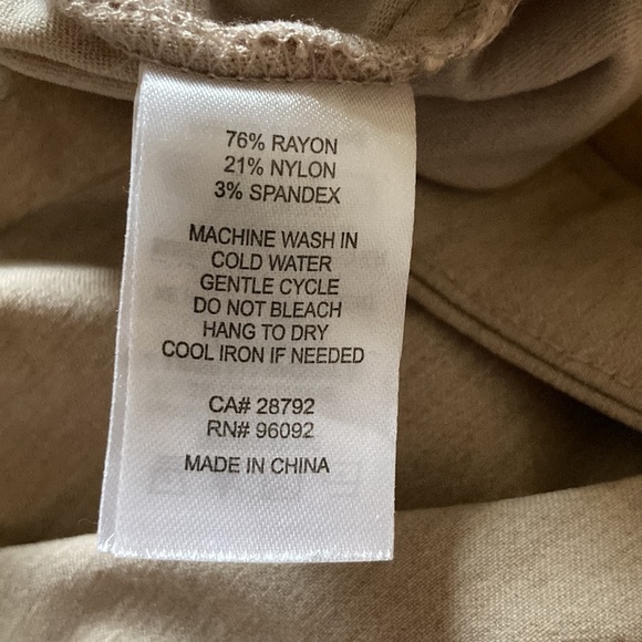 Dalia light tan ankle Pants‎ - Picture 6 of 7